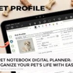 Pet Notebook Digital Planner