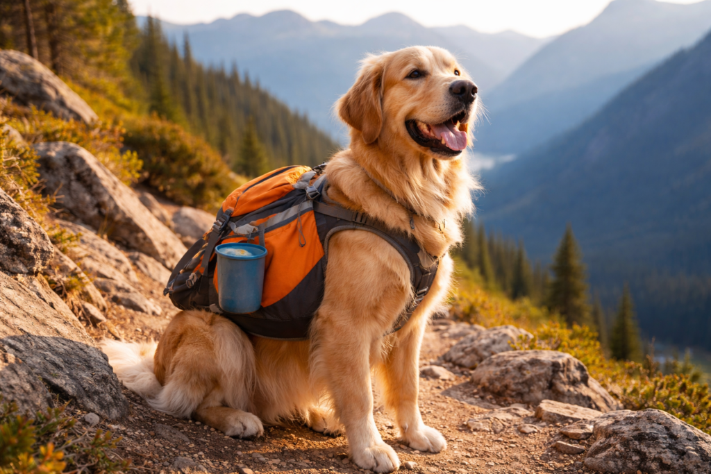 backpacking trip with your dog
