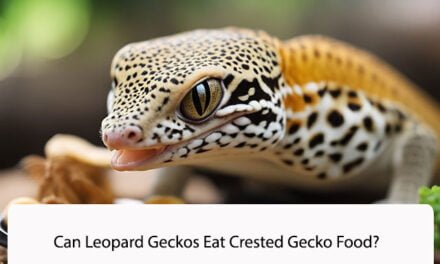 Can Leopard Geckos Eat Crested Gecko Food?