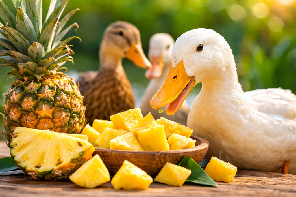Can Ducks Eat Pineapple