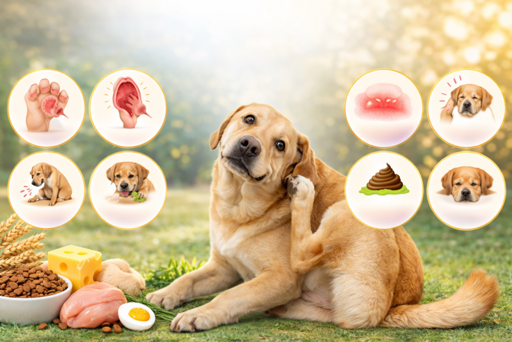Signs of Food Allergies in Dogs